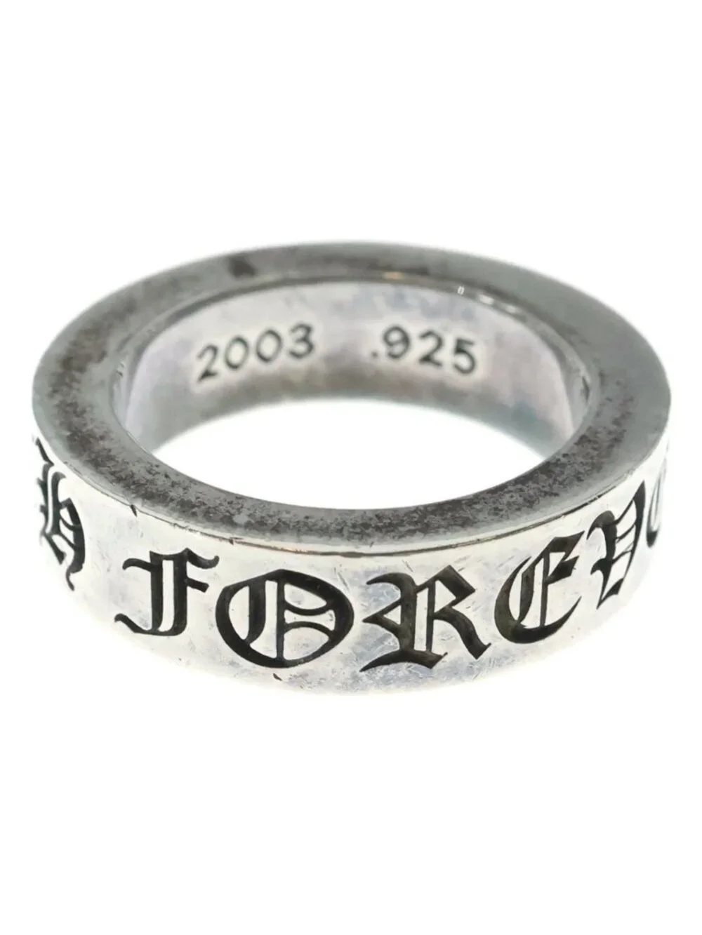 Chrome Hearts Spacer Forever Ring Silver